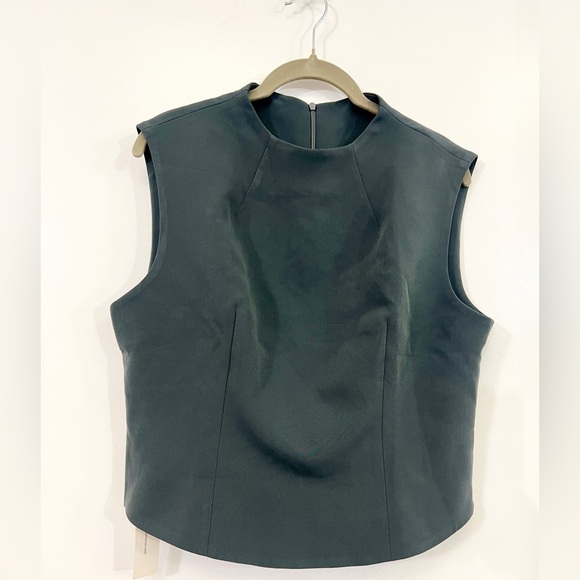 Commense Solid Stand Collar Tank Top - Picture 6 of 11